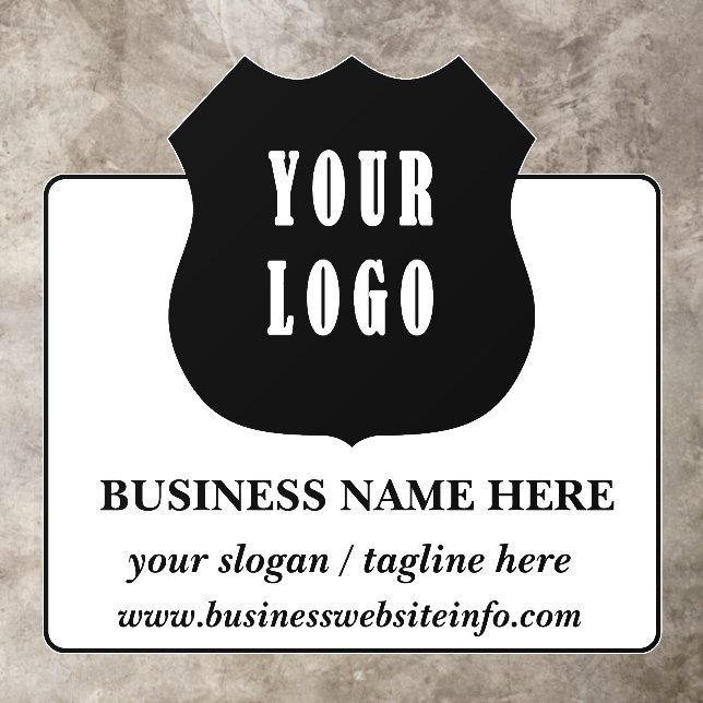  Custom Business Logo  Floor Decals (Insitu)
