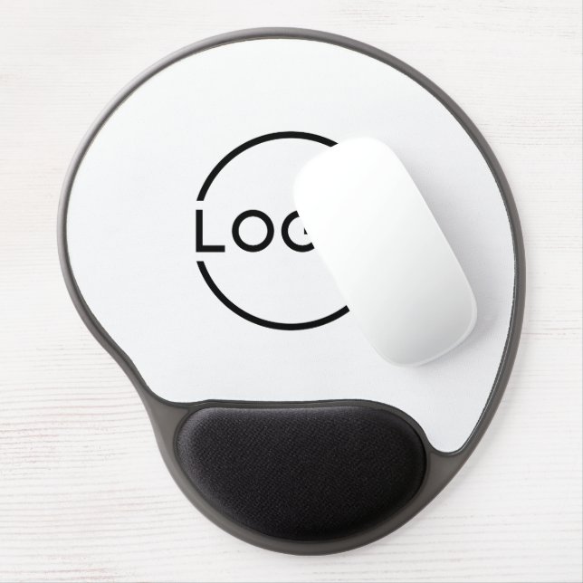 Custom Business Logo Gel Mouse Pad (Left Side)