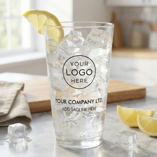 Custom Business Logo Glass