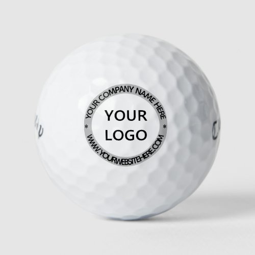 Custom Business Logo Golf Balls  Stamp Design