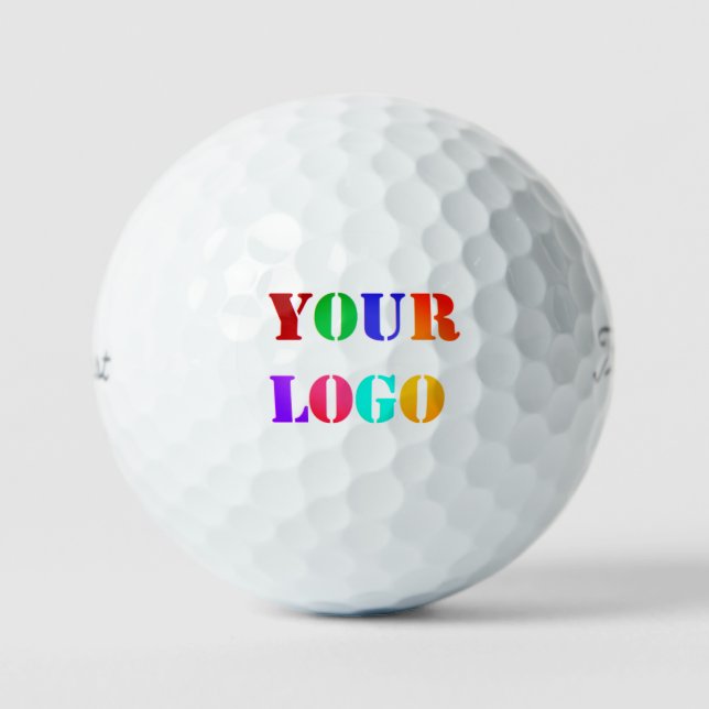 Custom Business Logo Golf Balls Stamps Template (Front)