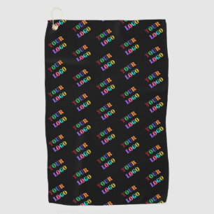 Custom Business Logo Golf Towel - Choose Colors