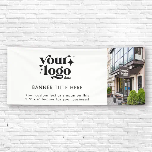 Custom Business Logo Grand Opening Photo Banner Custom Business Logo Grand Opening Photo Banner