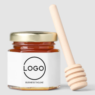 Custom Business Logo Honey Jar Favors