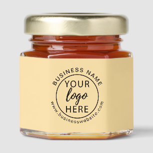 Custom Business Logo Honey Jar Favors