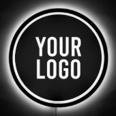 Custom Business Logo Illuminated LED Sign (Front)