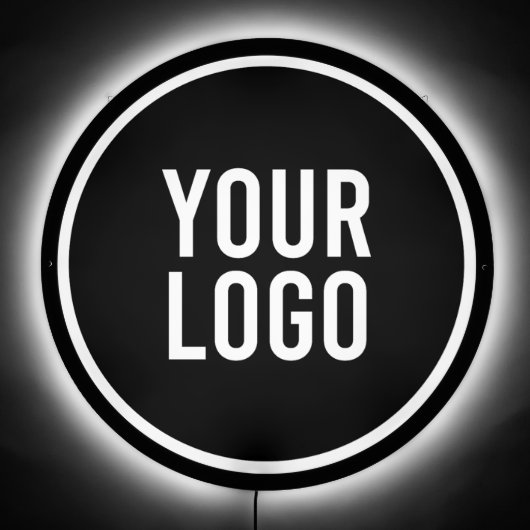 Custom Business Logo Illuminated LED Sign (Front)