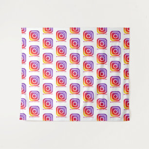 custom business logo instagram backdrop