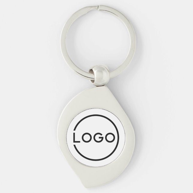 Custom Business Logo Keychain (Front)