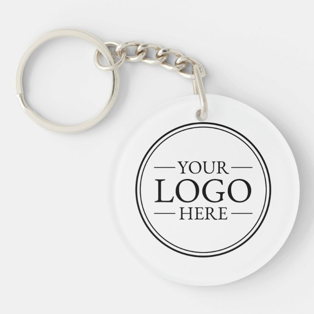 Custom Business Logo Keychain (Front)