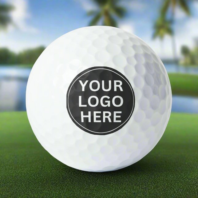 Custom Business Logo l Gray Branding Promotional  Golf Balls (Creator Uploaded)