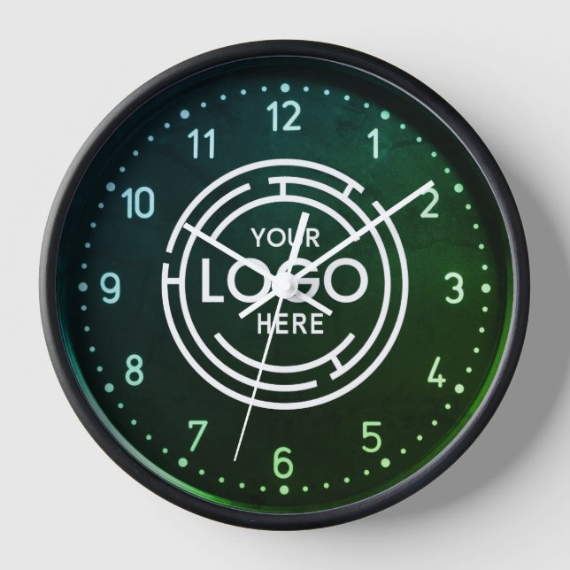 Custom Business Logo Large Clock (Front)