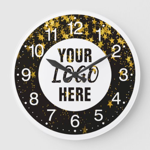 Custom Business Logo Large Clock