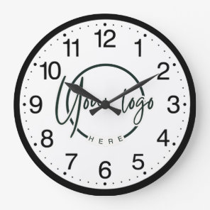 Custom Business Logo Large Clock