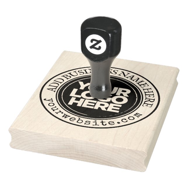Custom Business Logo Large Round Stamps (Stamp)