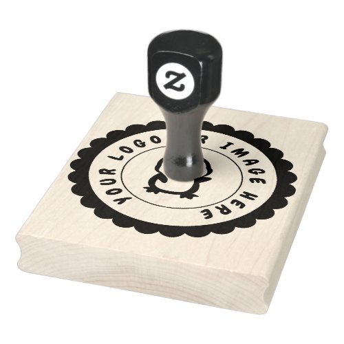 Custom Business Logo Large Rubber Stamp