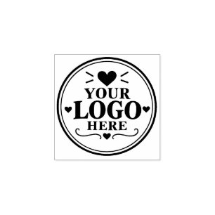 Custom Business Logo Large Rubber Stamp