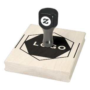 Custom Business Logo Large Rubber Stamp