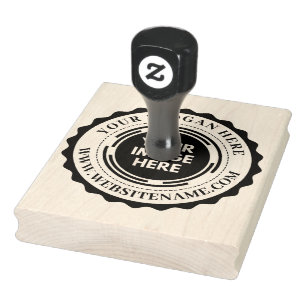 Custom Business Logo Large Rubber Stamp