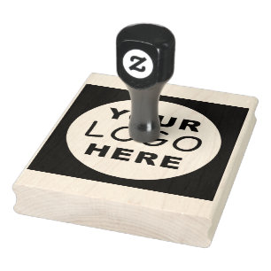 Custom Business Logo Large Rubber Stamp