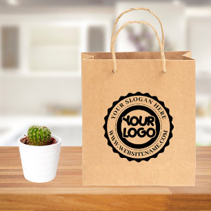 Custom Business Logo Large Rubber Stamp