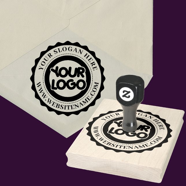 Custom Business Logo Large Rubber Stamp (Creator Uploaded)
