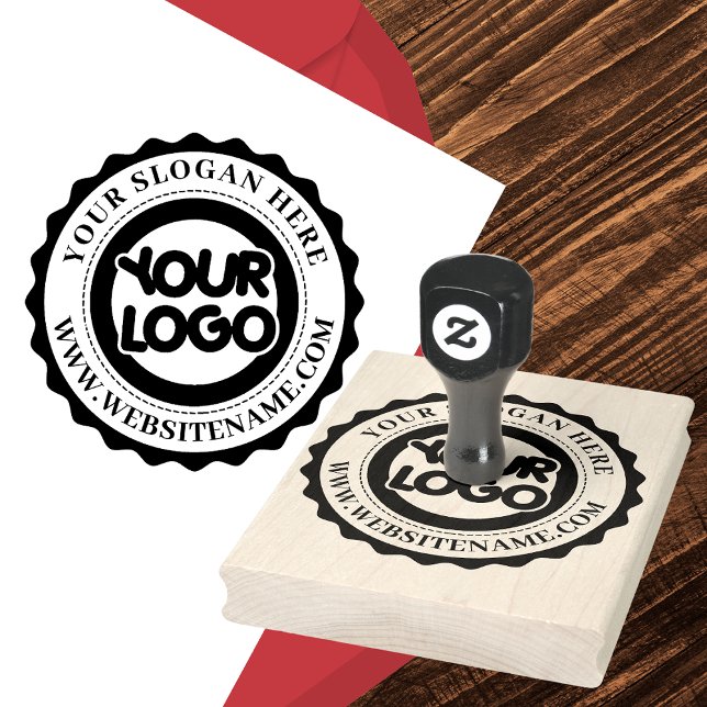 Custom Business Logo Large Rubber Stamp (Creator Uploaded)