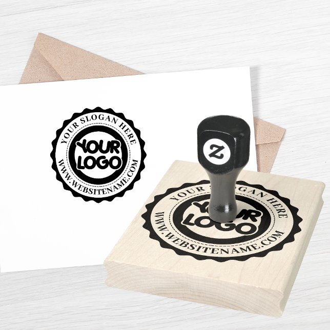 Custom Business Logo Large Rubber Stamp (Creator Uploaded)