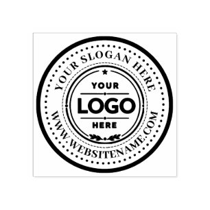 Custom Business Logo Large Rubber Stamp
