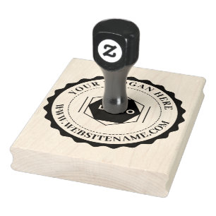 Custom Business Logo Large Rubber Stamp