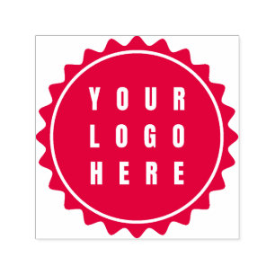 Custom Business Logo Large Rubber Stamp