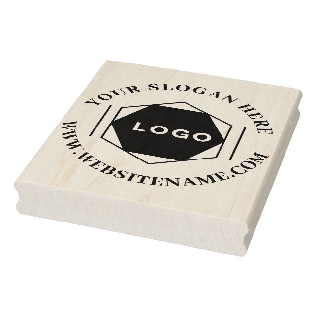 Custom Business Logo Large Rubber Stamp (Stamp)