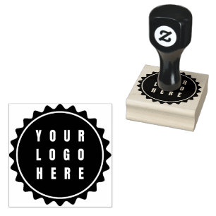Custom Business Logo Large Rubber Stamp