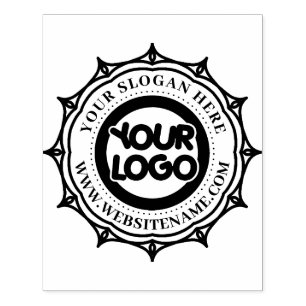 Custom Business Logo Large Rubber Stamp