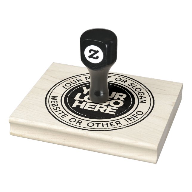 Custom Business Logo Large Rubber Stamps (Stamp)