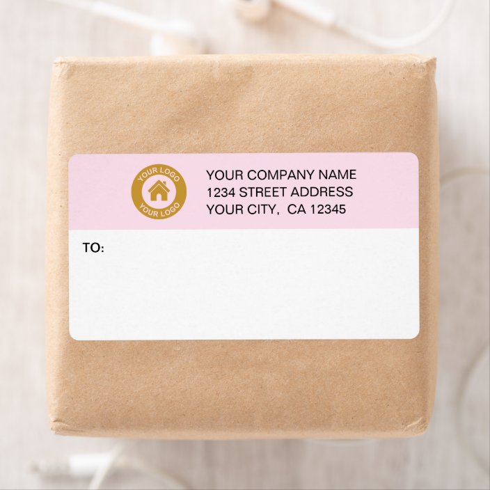 Custom Business Logo Mailing Shipping Labels