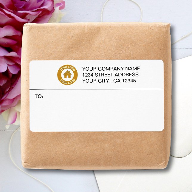 Custom Business Logo Mailing Shipping Labels (Creator Uploaded)