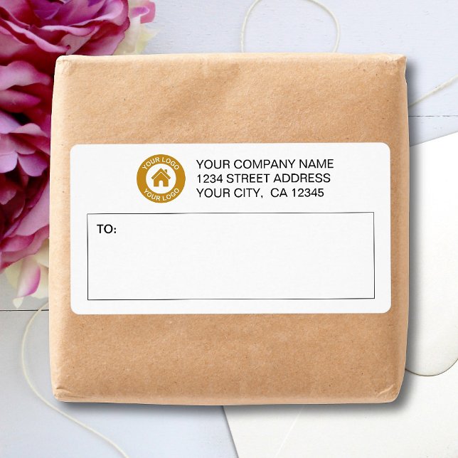 Custom Business Logo Mailing Shipping Labels (Creator Uploaded)