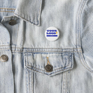 Custom Business Logo Merch Employee Staff Button