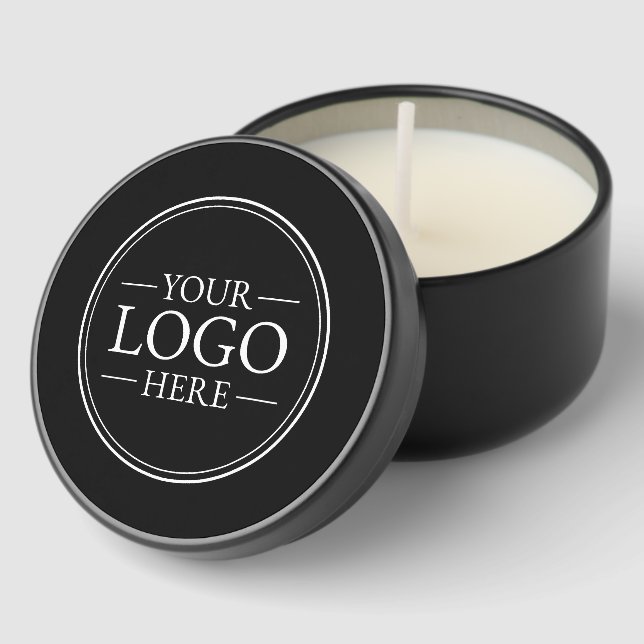 Custom Business Logo Mini Candle Favors (Corner)