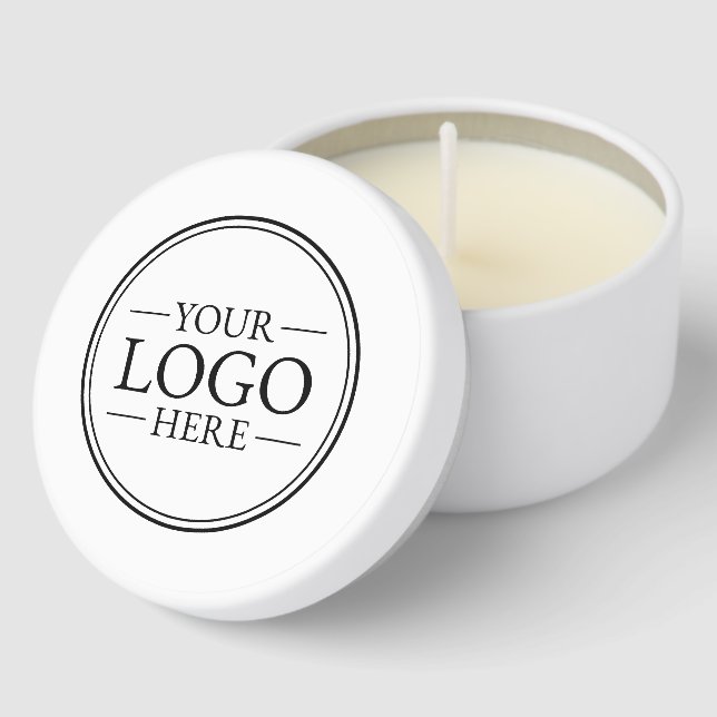 Custom Business Logo Mini Candle Favors (Corner)