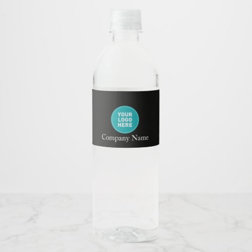 Custom Business Logo Minimalist Water Bottle Label