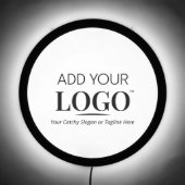 Custom Business Logo Modern Branding Professional LED Sign (Front)