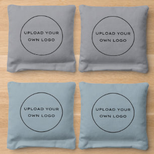 Custom Business Logo Modern Simple Cornhole Bags