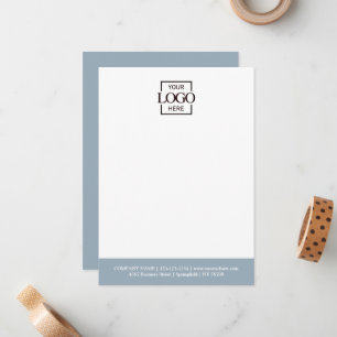 Custom Business Logo Modern Simple Minimalist Note Card