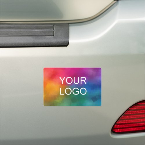 Custom Business Logo Modern Small Horizontal Car Magnet