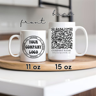 Custom Business Logo Mug, Marketing & Client Gifts Coffee Mug