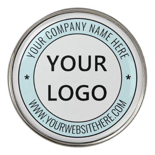 Custom Business Logo Name Info Golf Ball Marker