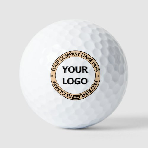 Custom Business Logo Name Info Golf Balls Stamp
