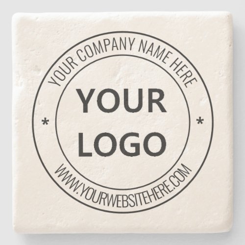 Custom Business Logo Name Personalized Stamp Stone Coaster